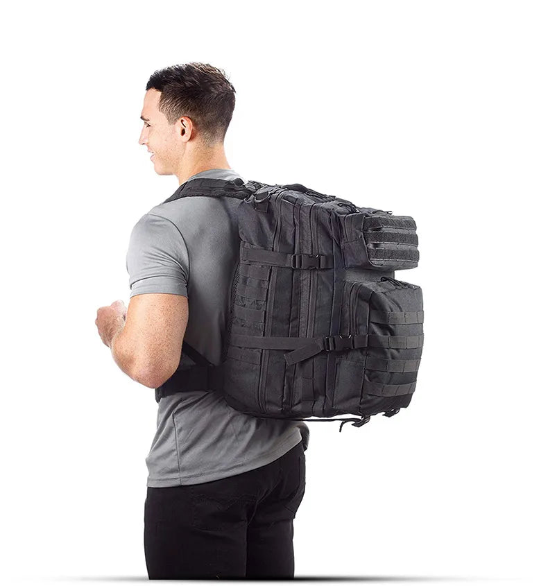 50L Taktischer Rucksack Herren Reiserucksack mit großer Kapazität Herren Wasserdichte Outdoor-Sport-Multifunktionstaschen