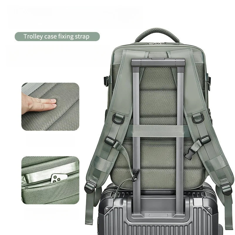 Easyjet-Kabinentasche 45 x 36 x 20 Rucksack, 46 x 20 x 30 Ryanair Handgepäck, Damen/Herren-Flugzeug-Reiserucksack, Laptop-Rucksack in Kabinengröße